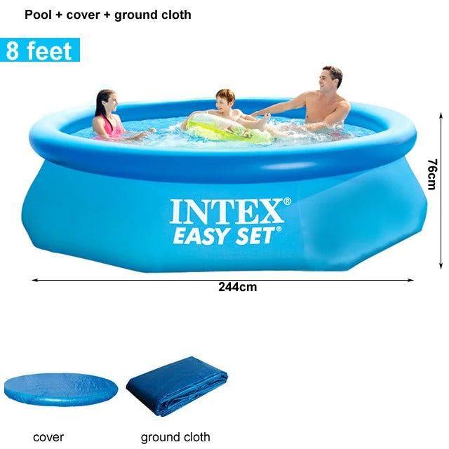 Inflatable swimming pool