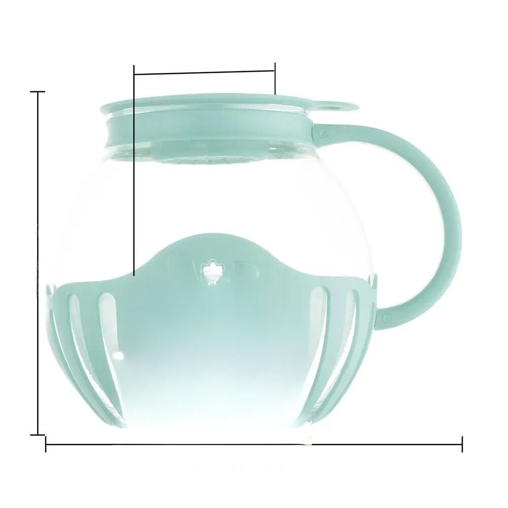 Borosilicate Microwave Popcorn Maker | 2.25 Quart Air Popper Bowl