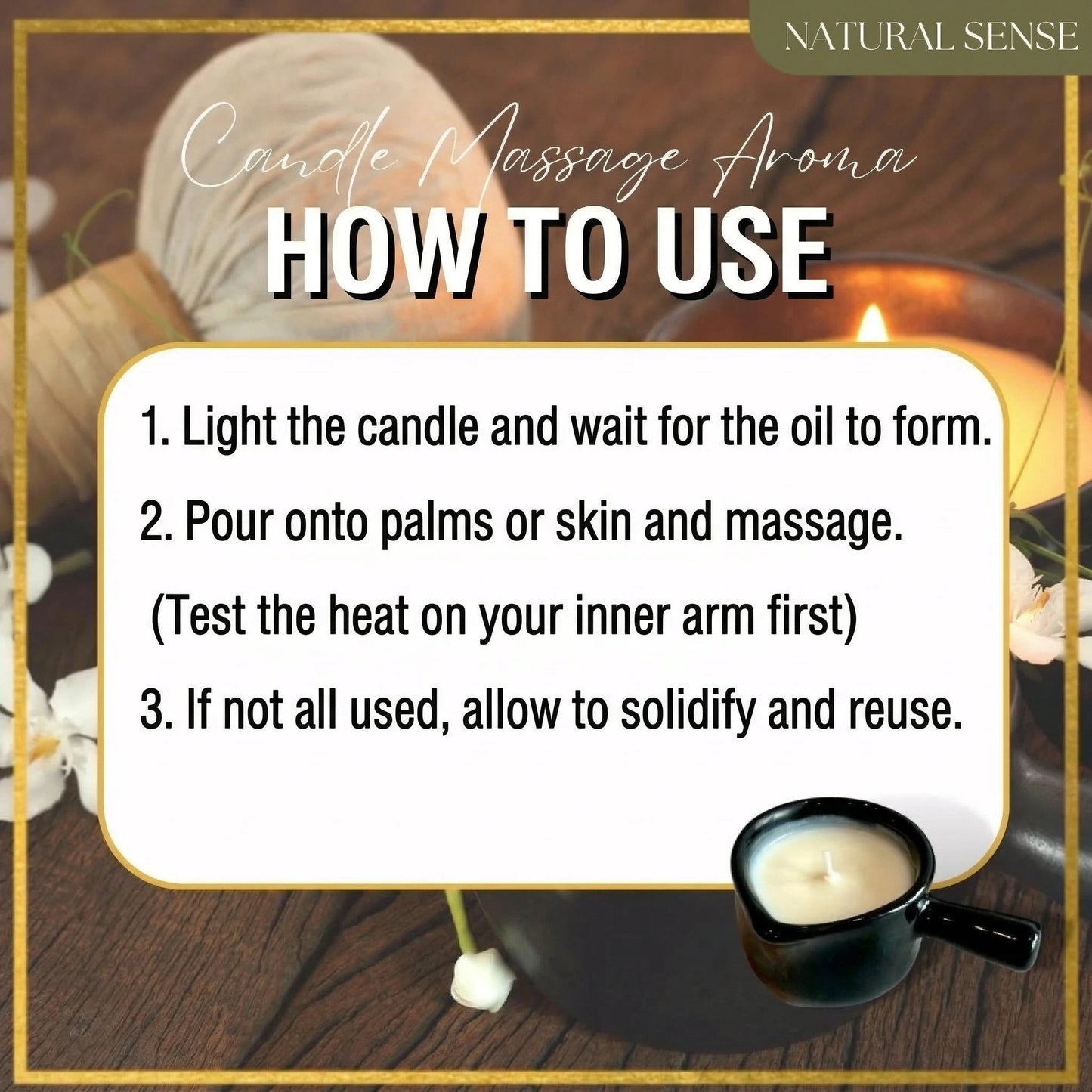 Ceramic Soy Massage Candle
