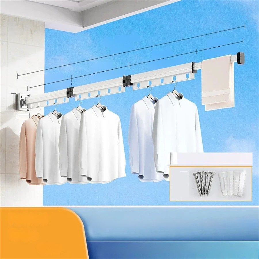 Extendable clothes hanger drying rack