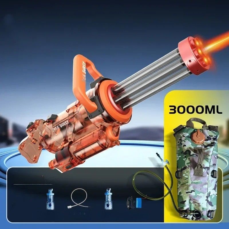 Summer Beach Gatling Water Gun