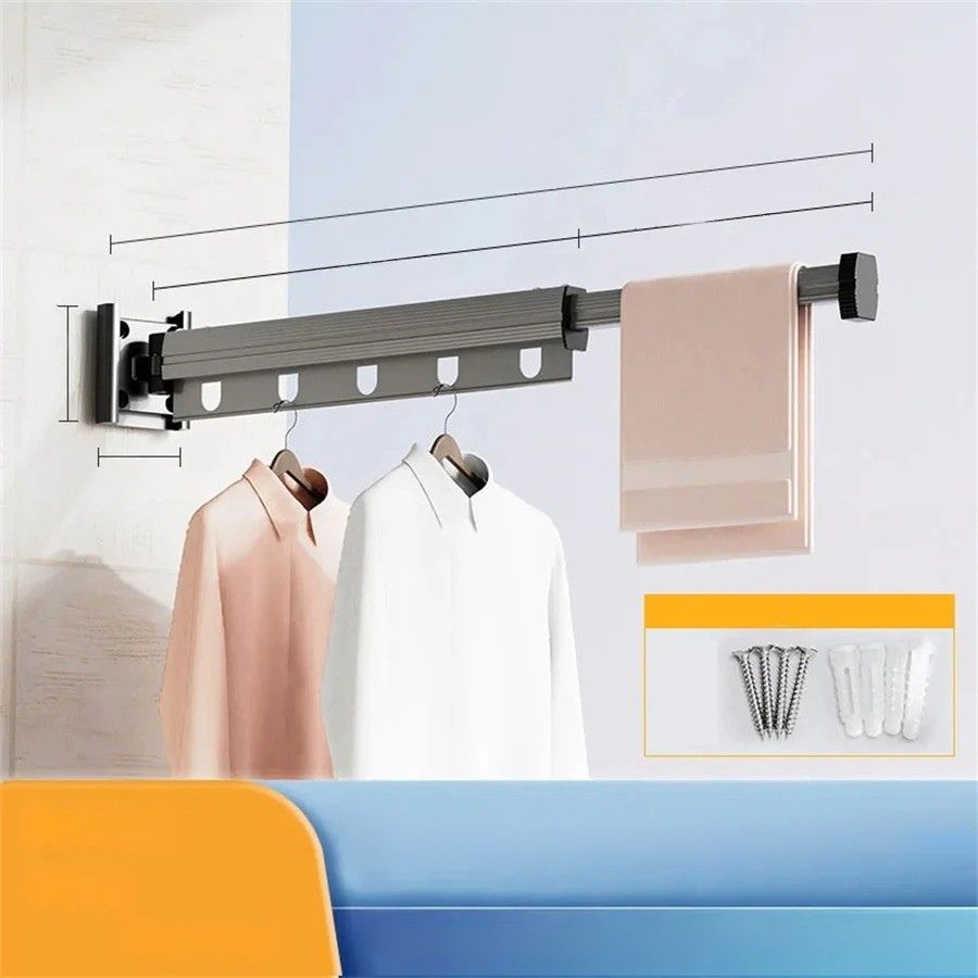 Extendable clothes hanger drying rack