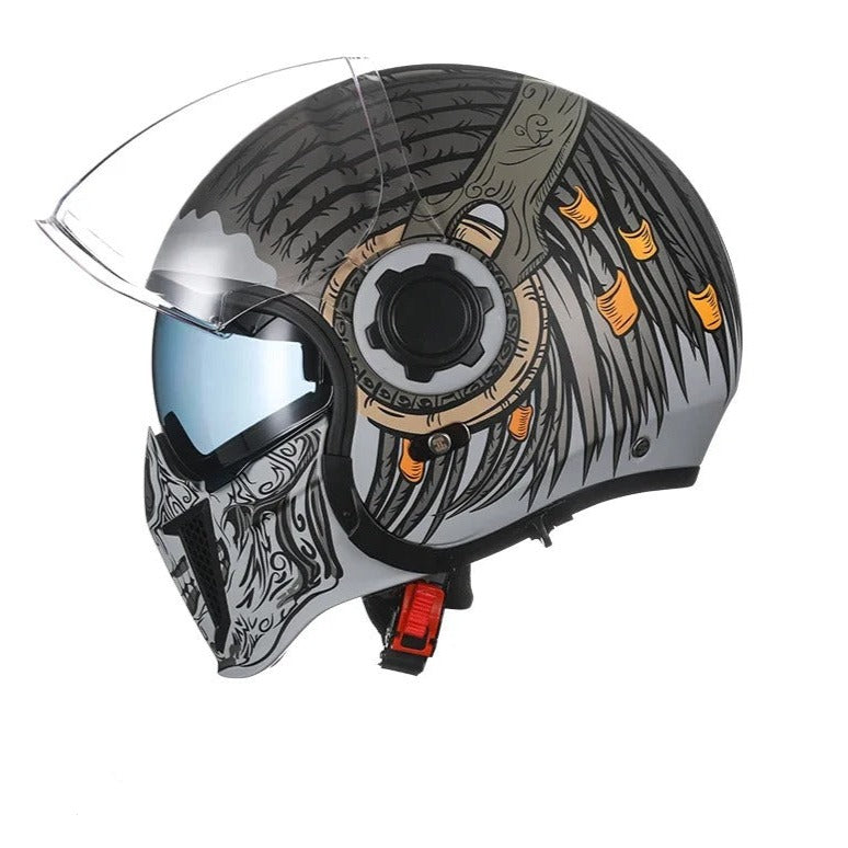 Modular Full-Face Helmet Motorcycle