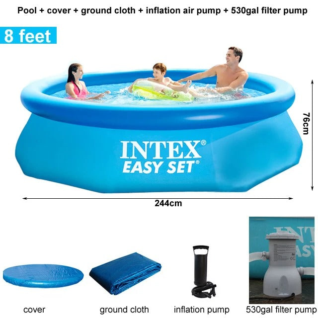 Inflatable swimming pool