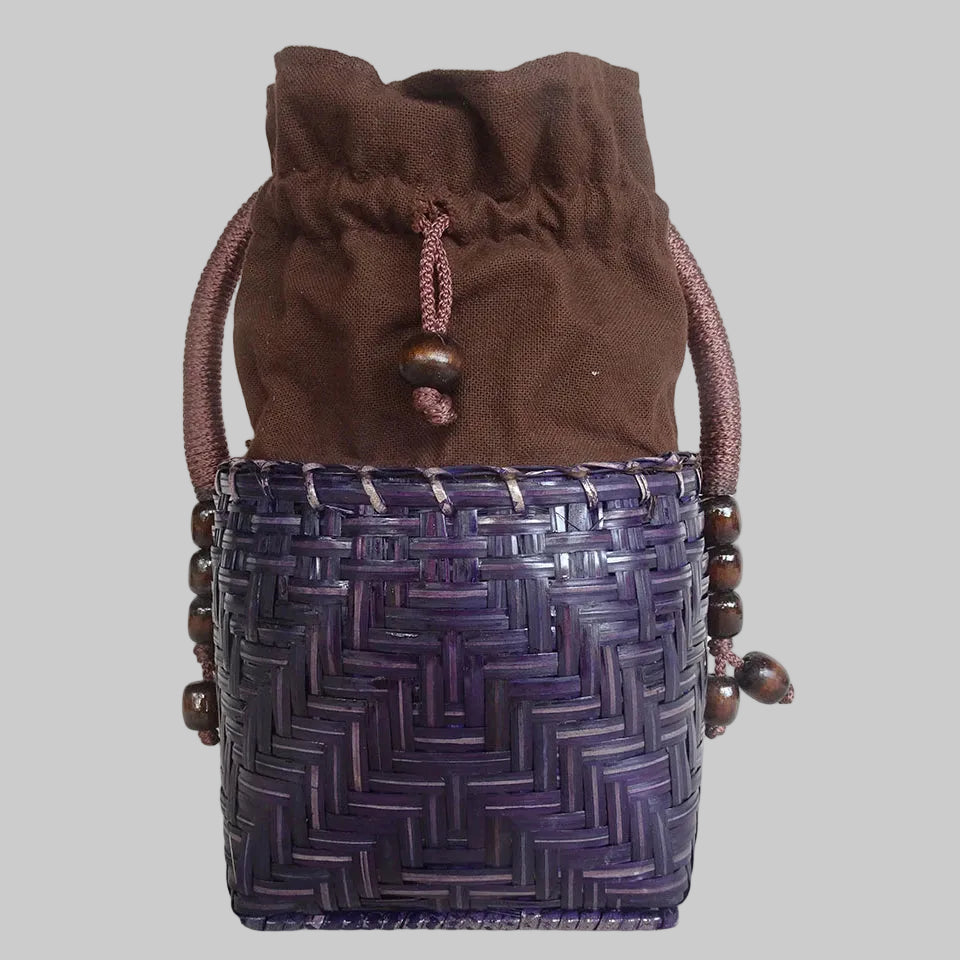 Durable Bamboo Skin Handbag - Hill Tribe Artisan Crafted