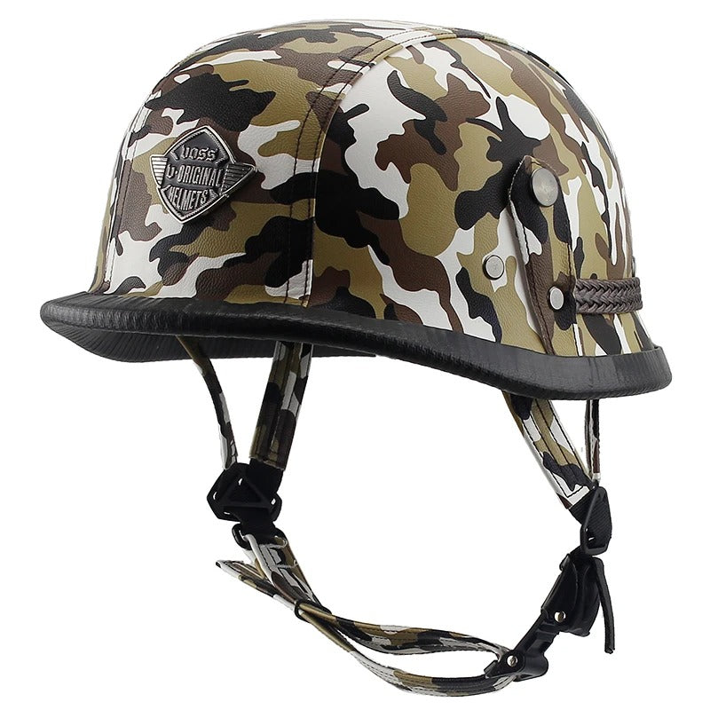 Open Face Half Helmet German WWII Style - goodsshopi