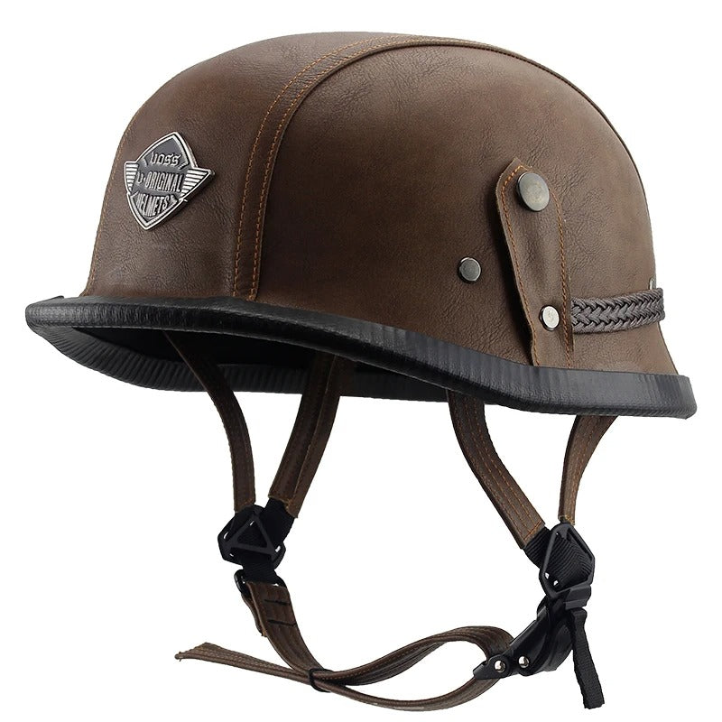 Open Face Half Helmet German WWII Style - goodsshopi