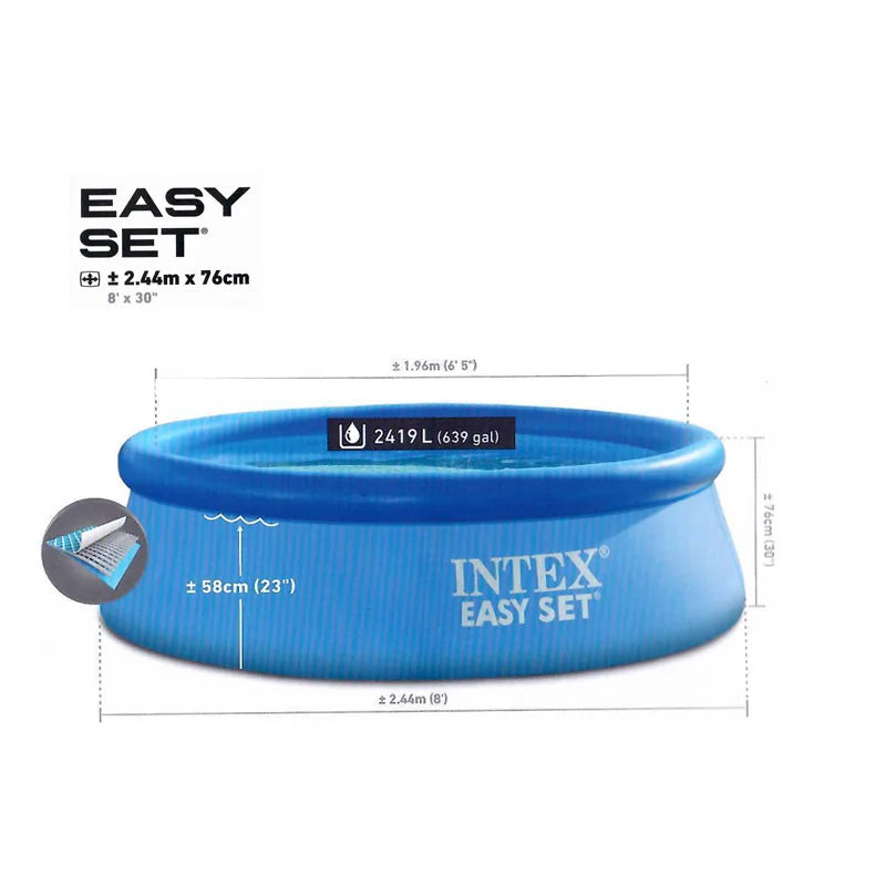 Inflatable swimming pool