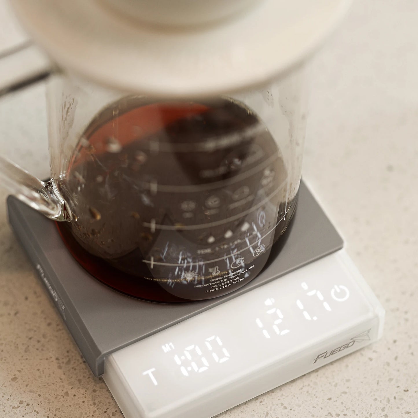 Rechargeable Coffee Scale with Timer | 0.1g High Precision Digital