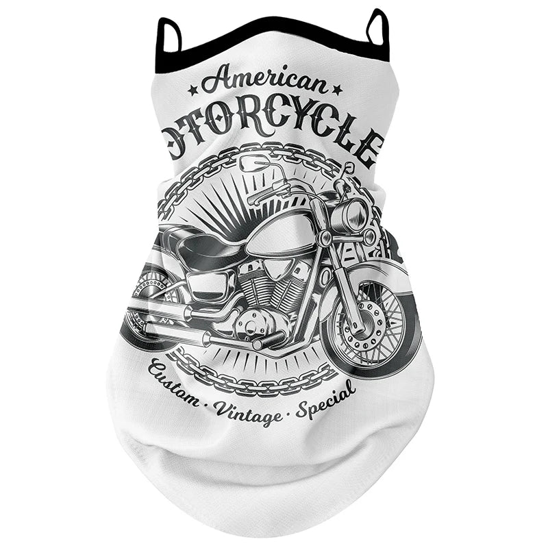 Retro Face mask motorcycle