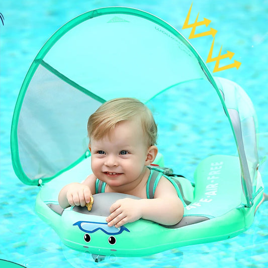 Baby Swim Float with Sunshade Canopy