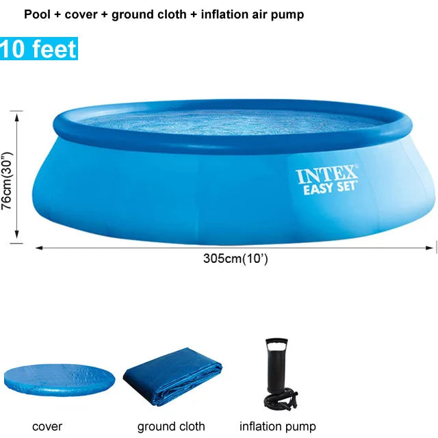 Inflatable swimming pool