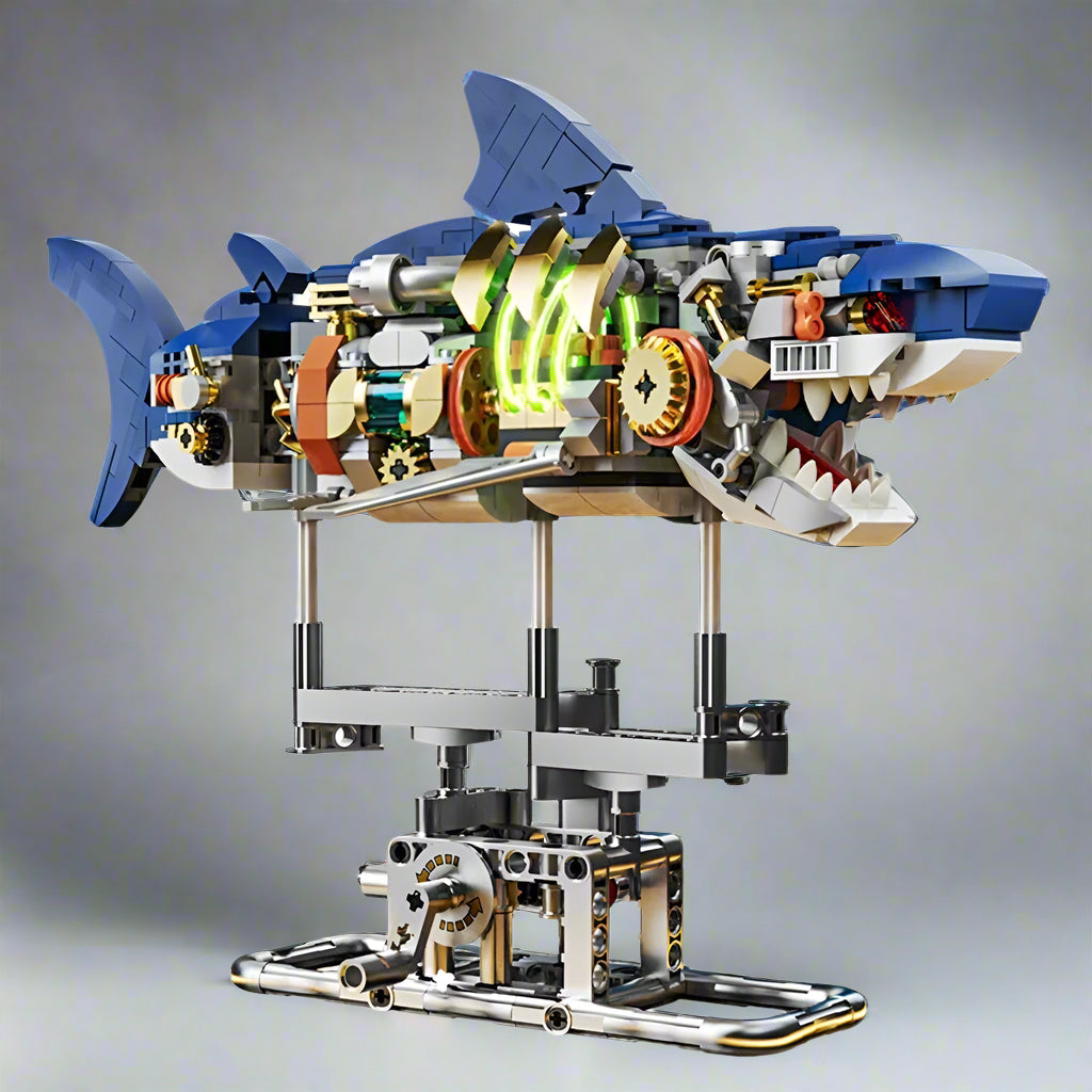 Mechanical Shark Building Blocks