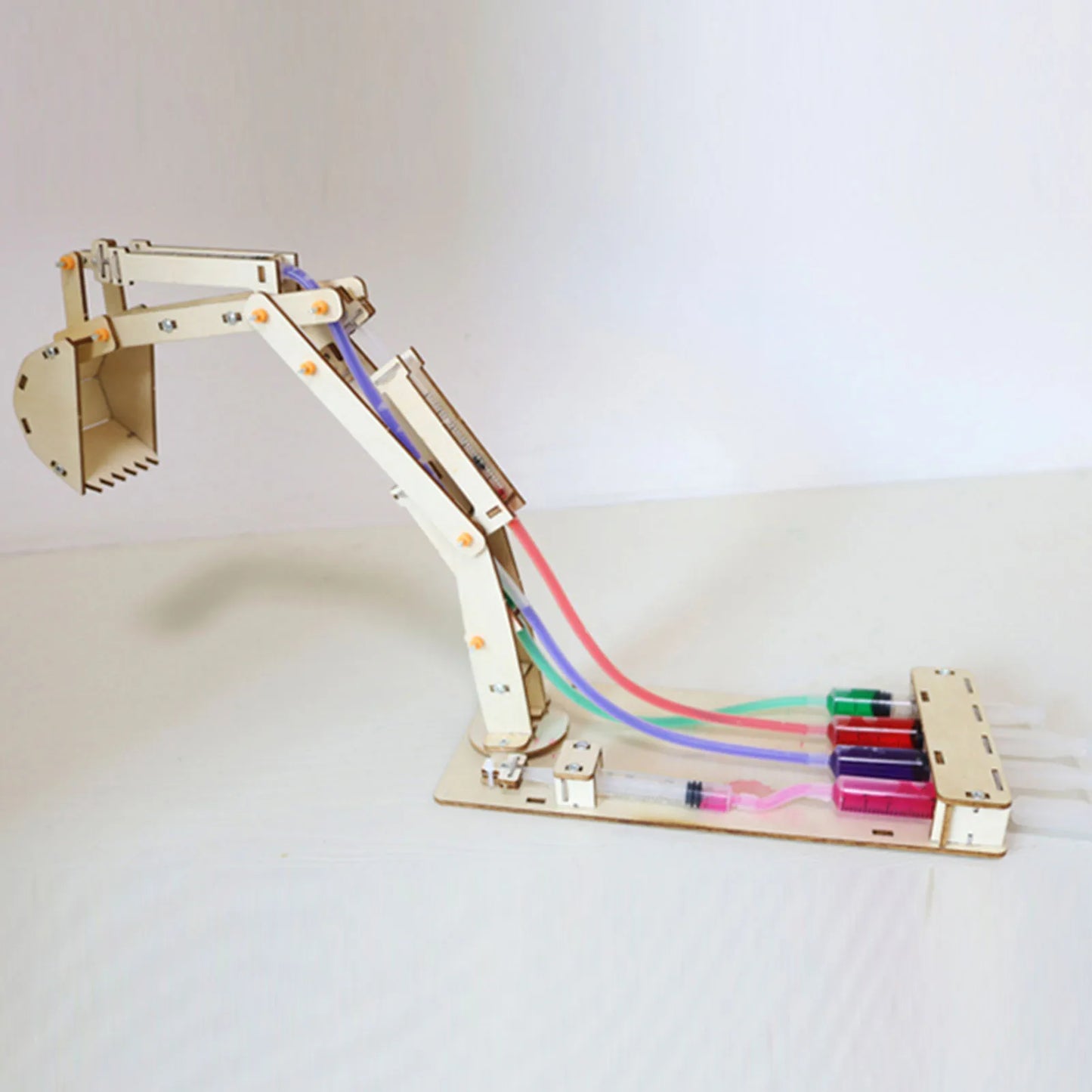 Hydraulic Excavator Kit for Kids - Working STEM Science Model