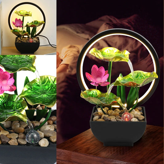 Tabletop water fountains indoor