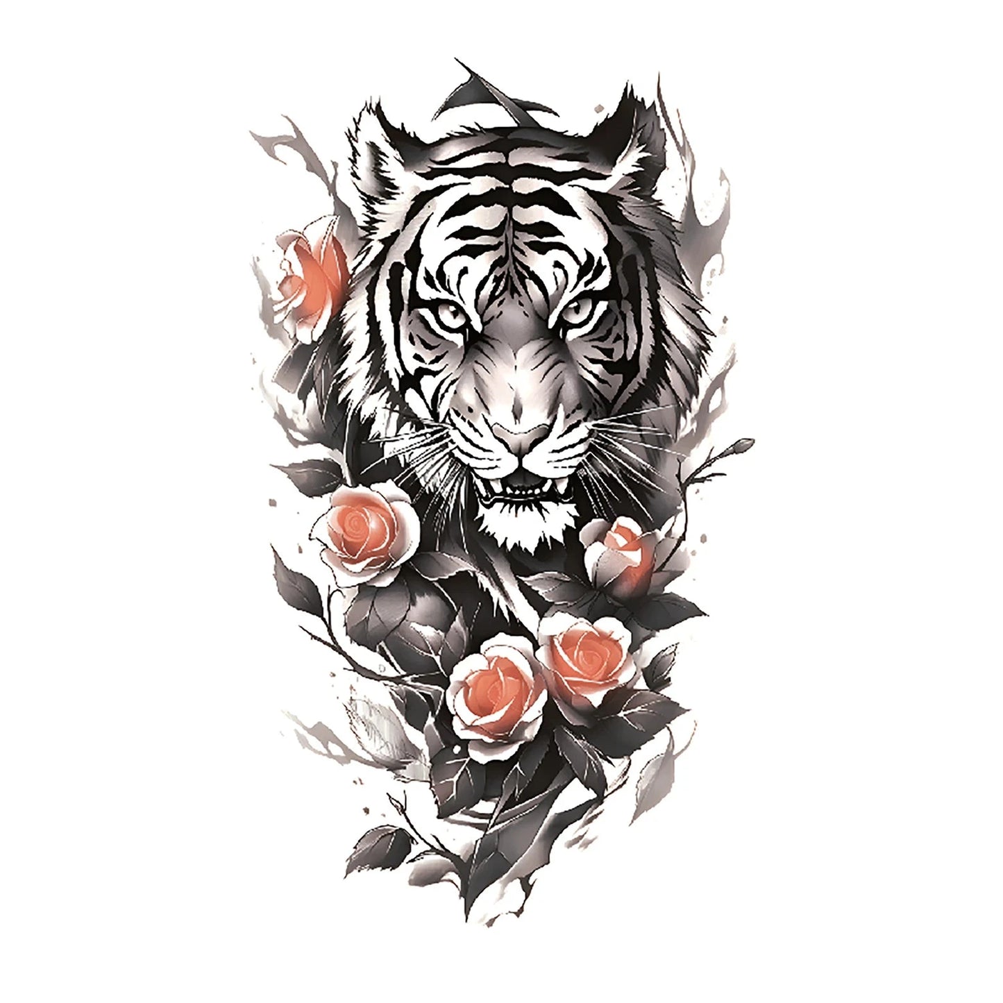 Temporary Fox animal tattoo