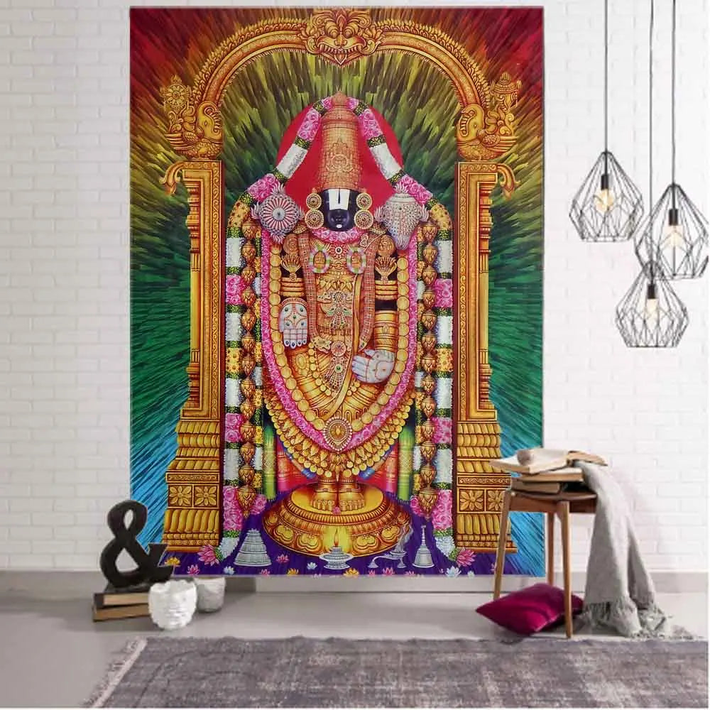 Mandala Indian Tapestry Wall Hanging