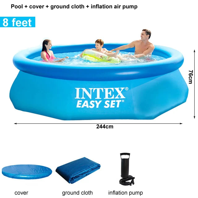 Inflatable swimming pool