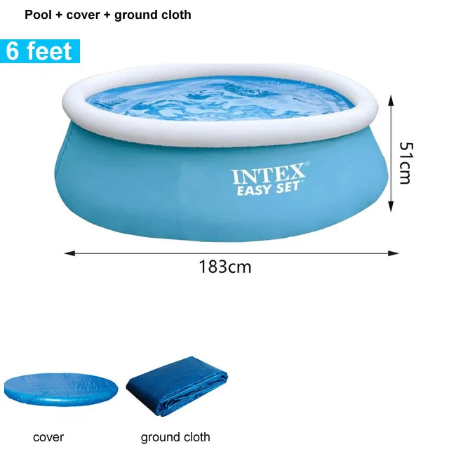 Inflatable swimming pool