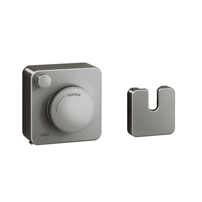 Wall Mounted Retractable Clothesline with Anti-Sagging Adjuster
