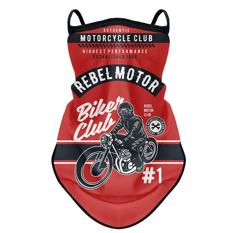 Retro Face mask motorcycle