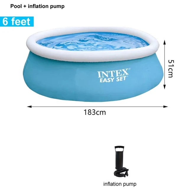 Inflatable swimming pool