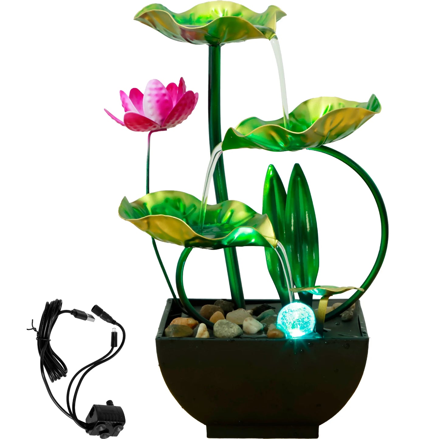 Tabletop water fountains indoor
