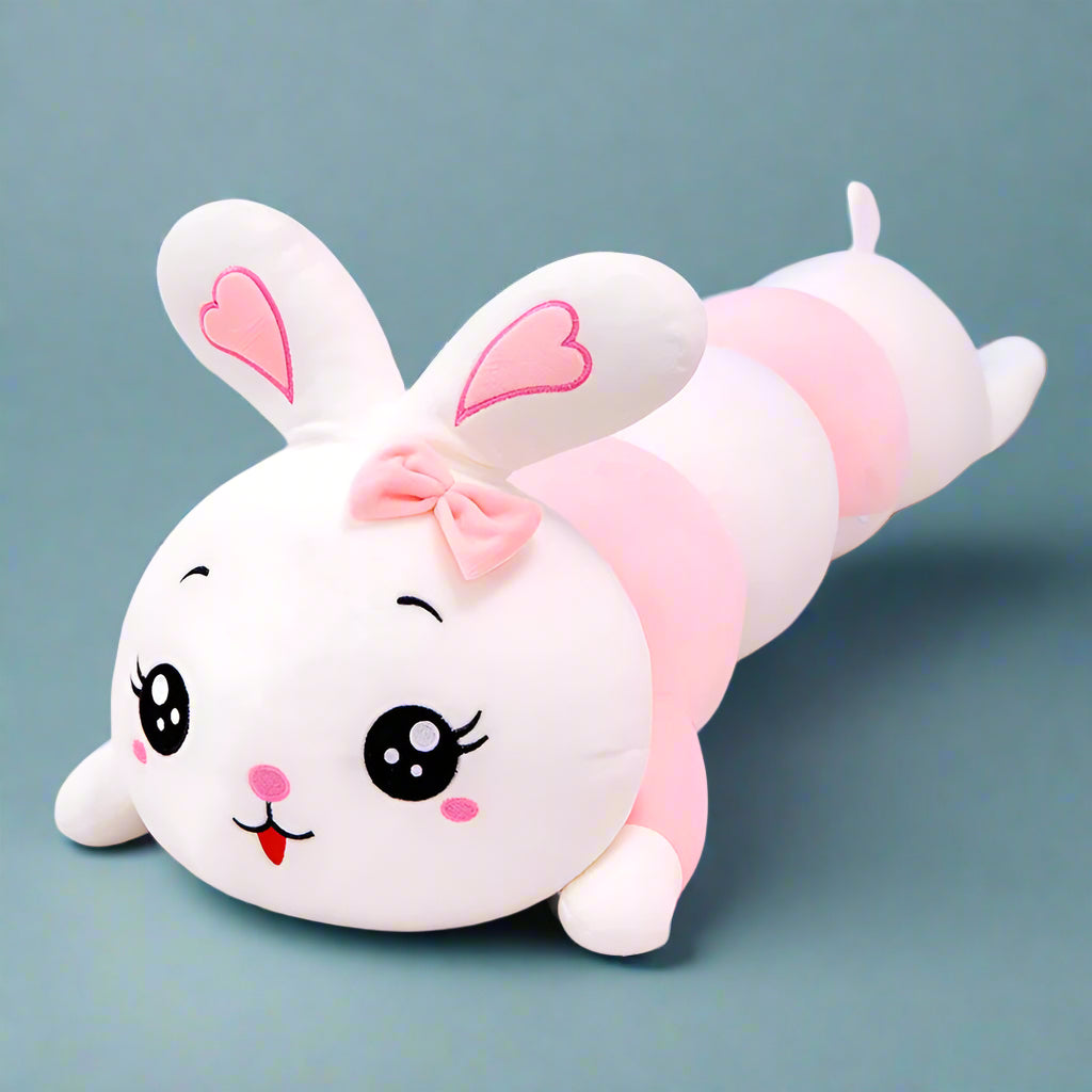 Soft Caterpillar Rabbit Long Pillow