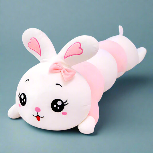 Soft Caterpillar Rabbit Long Pillow