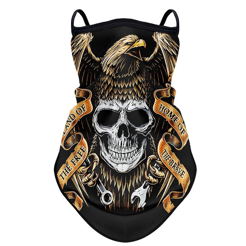 Retro Face mask motorcycle