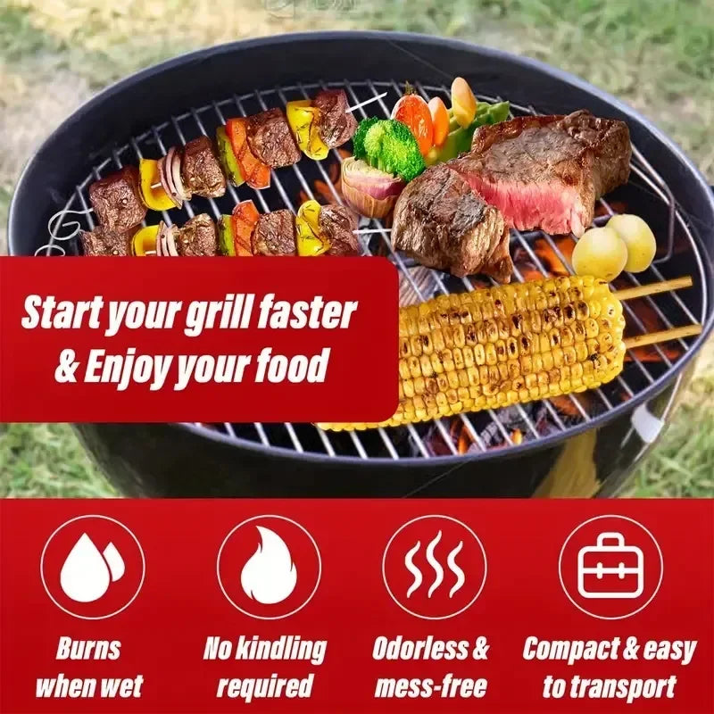 All natural hand woven tumbleweed fire starters for BBQ and campfires