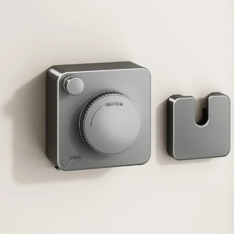 Wall Mounted Retractable Clothesline with Anti-Sagging Adjuster