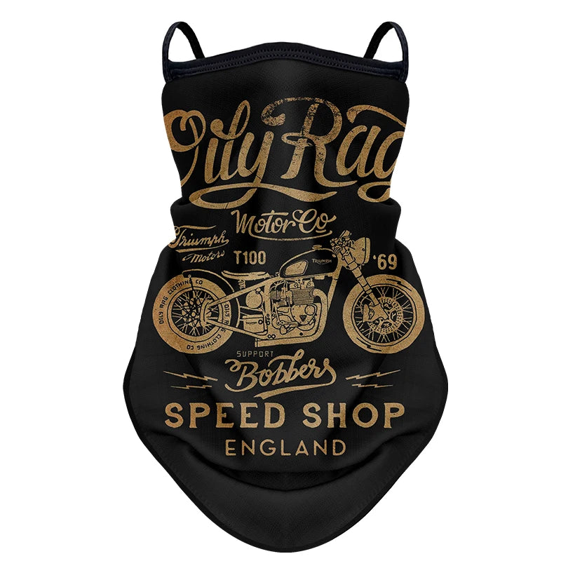 Retro Face mask motorcycle