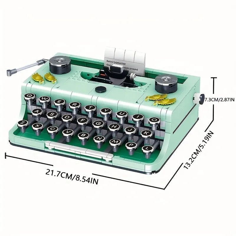 Retro Typewriter Building Blocks