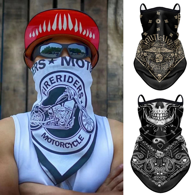 Retro Face mask motorcycle