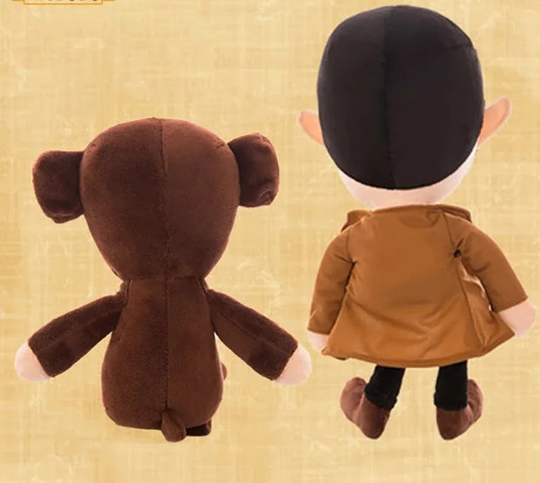 Funny Mr Bean & Bear Plush Toy