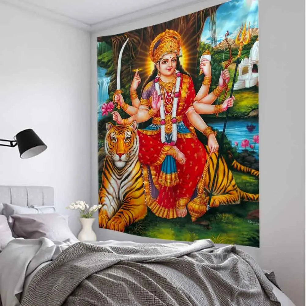 Mandala Indian Tapestry Wall Hanging