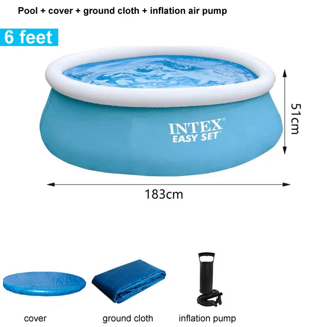 Inflatable swimming pool