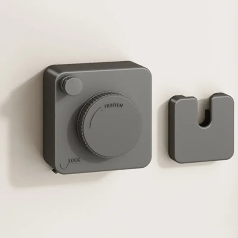 Wall Mounted Retractable Clothesline with Anti-Sagging Adjuster