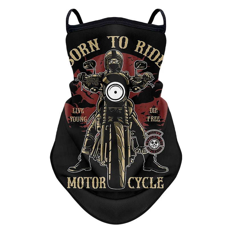 Retro Face mask motorcycle