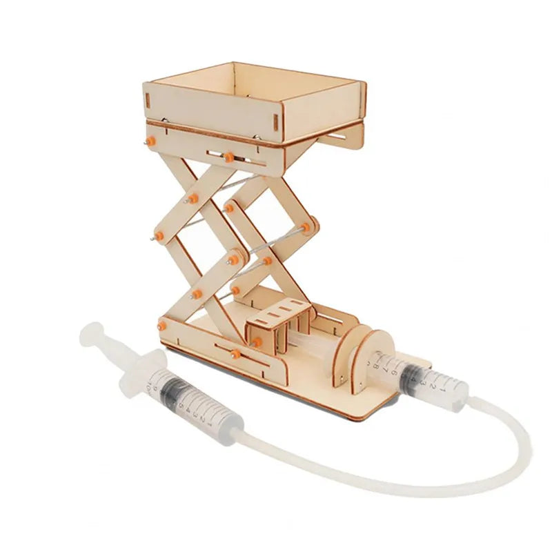 DIY Science Toy Hydraulic Lifting Model Kids