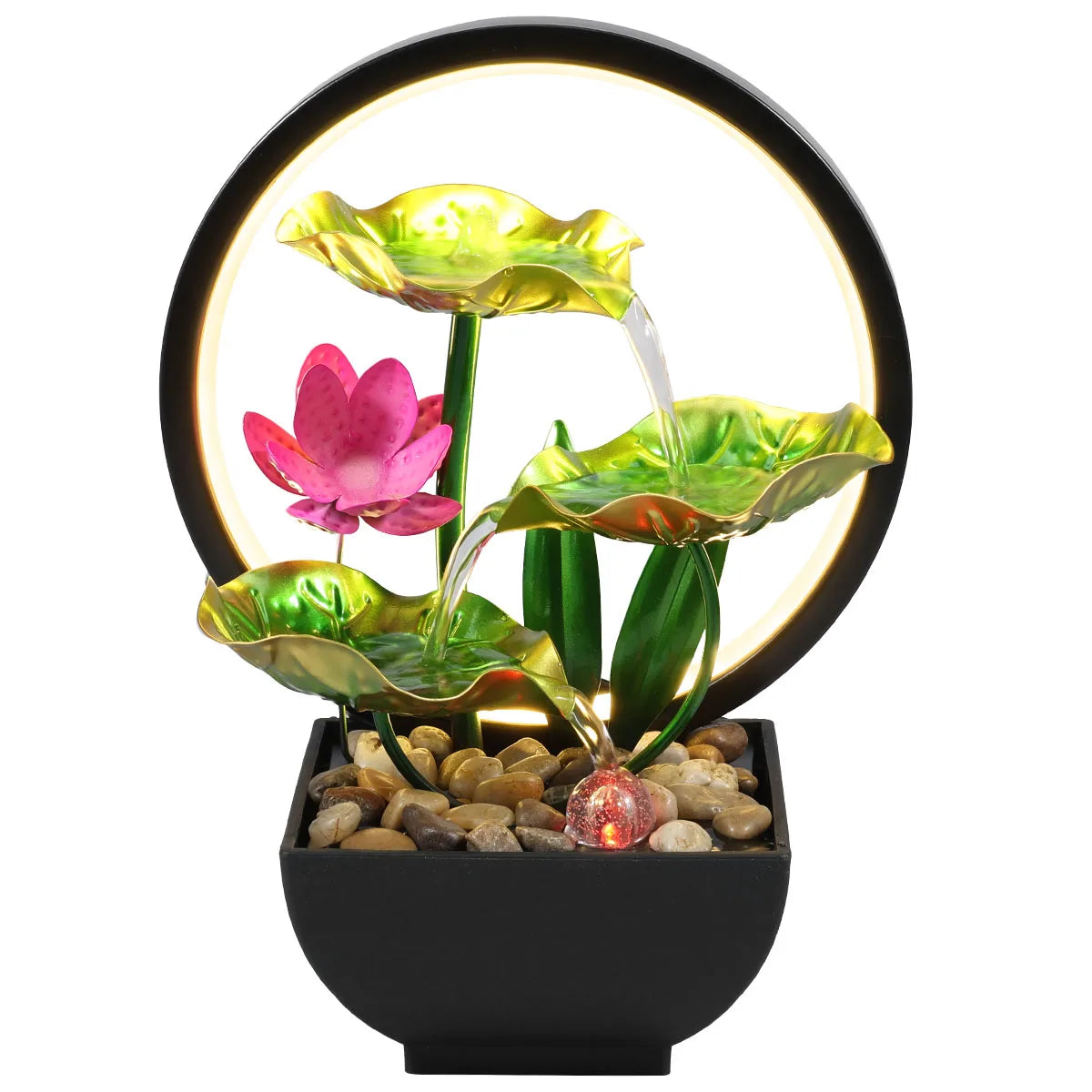 Tabletop water fountains indoor