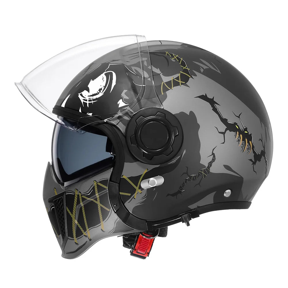Modular Full-Face Helmet Motorcycle