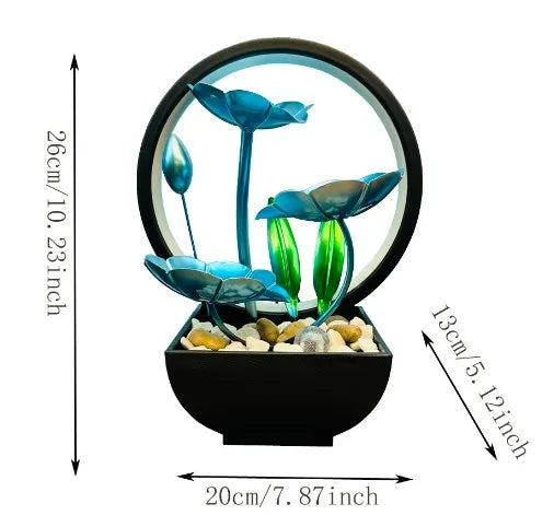 Tabletop water fountains indoor