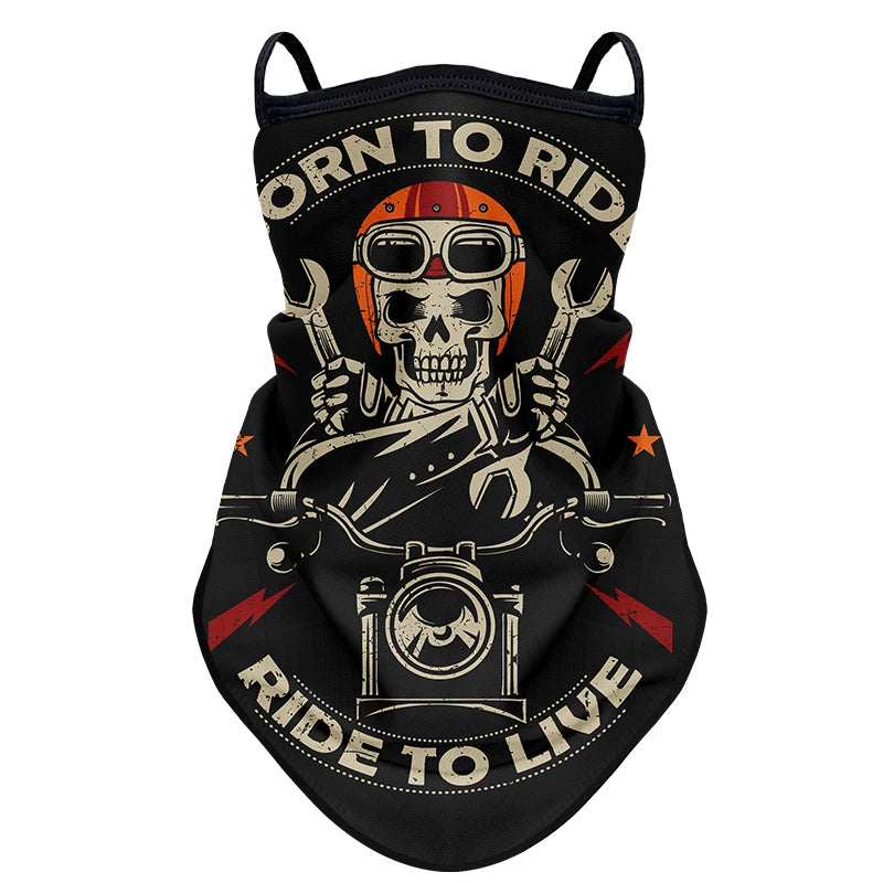 Retro Face mask motorcycle