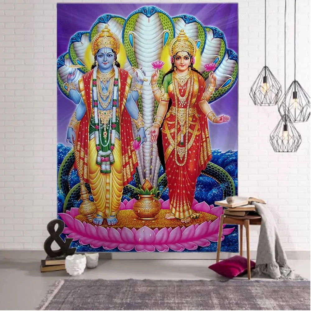 Mandala Indian Tapestry Wall Hanging