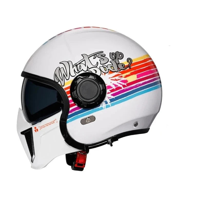 Modular Full-Face Helmet Motorcycle