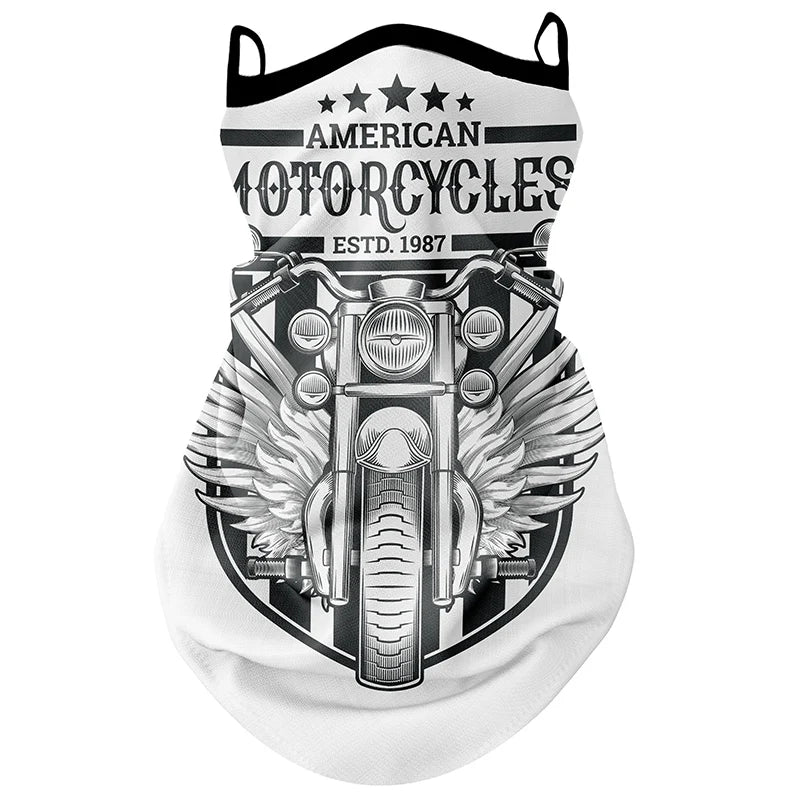 Retro Face mask motorcycle