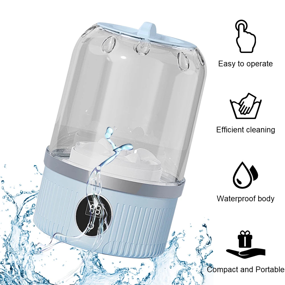 Portable Cordless Mini Washer – USB Rechargeable for Delicates