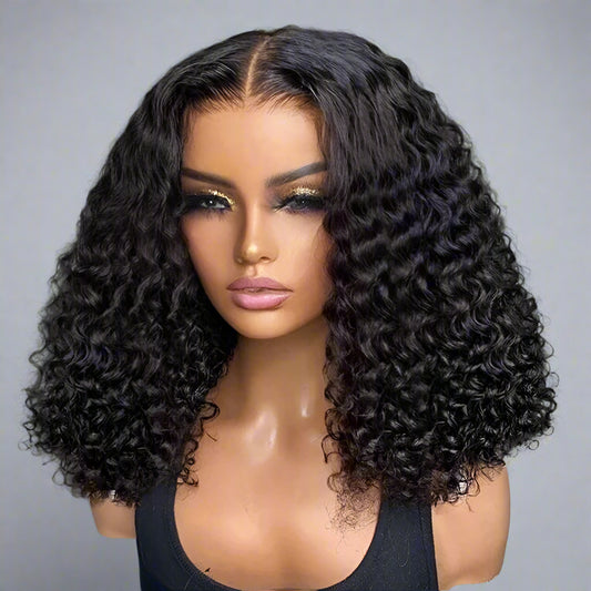 Curly  Human Hair Wig